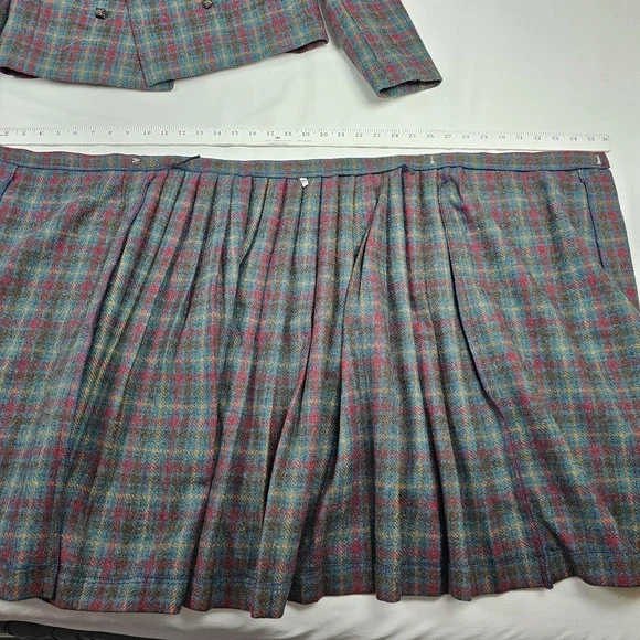 Elegant Multicolor Plaid Blazer - Picture 9 of 14